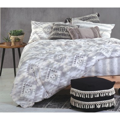 Σεντόνια Διπλά Σετ Maya Grey 200x260 Σεντόνια Διπλά Σετ Maya Grey 200x260