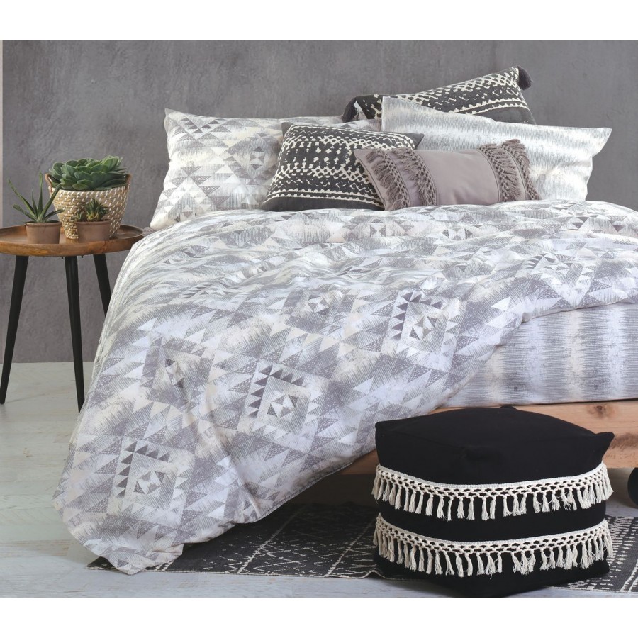 Σεντόνια Διπλά Σετ Maya Grey 200x260 Σεντόνια Διπλά Σετ Maya Grey 200x260