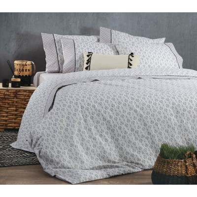 Σεντόνια διπλά Σετ moby grey Nef Nef 200x260