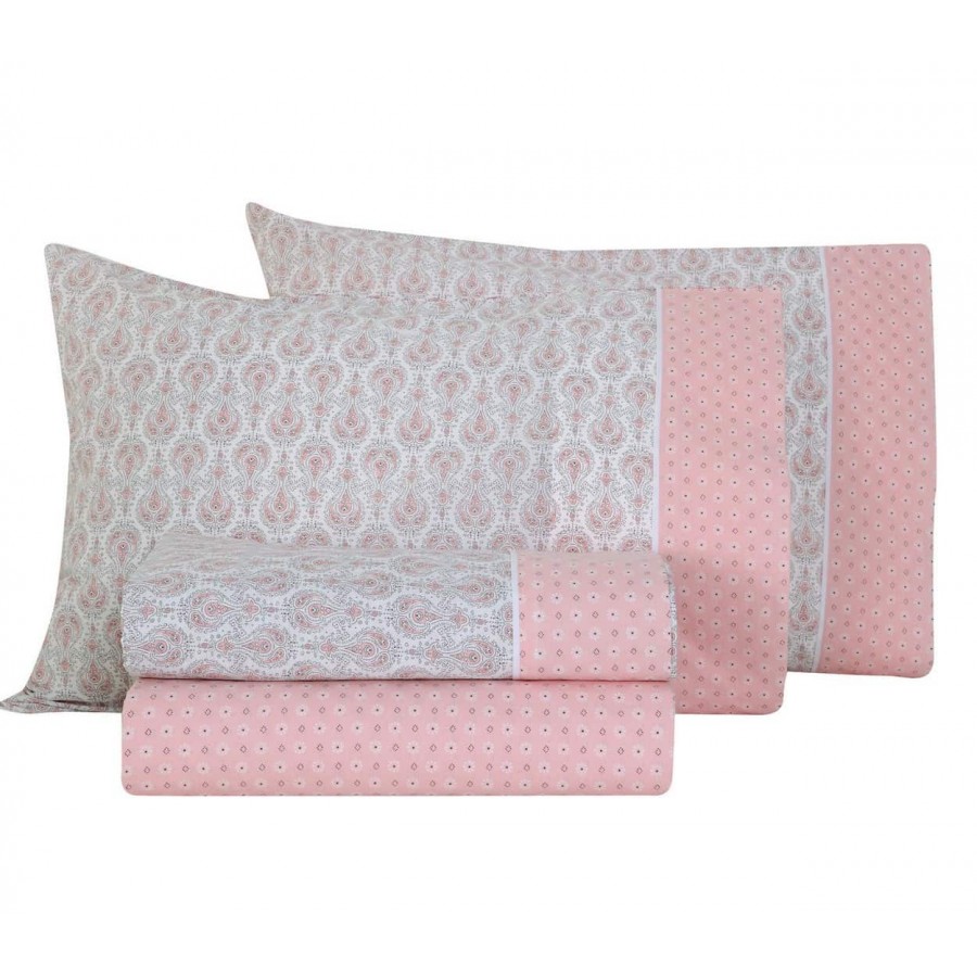 Σεντόνια διπλά Σετ moby pink Nef Nef 200x260 Σεντόνια διπλά Σετ moby pink Nef Nef 200x260