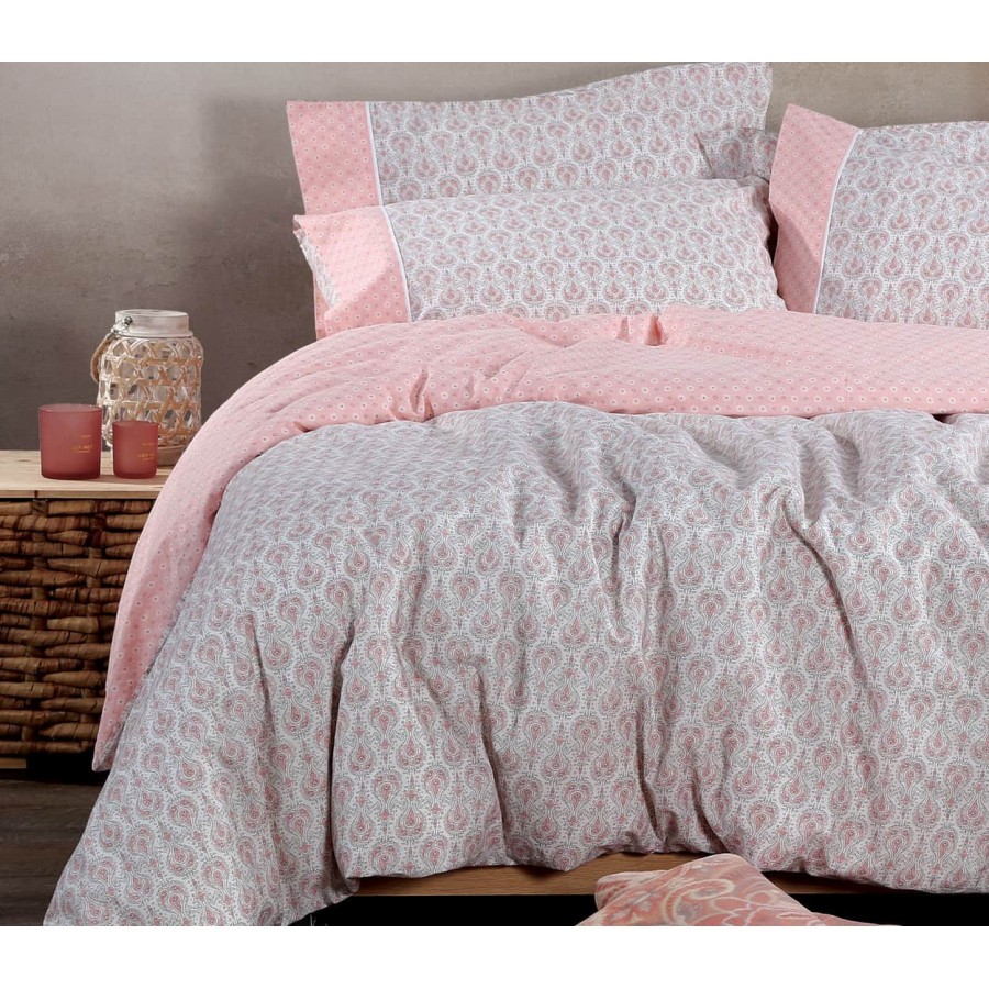 Σεντόνια διπλά Σετ moby pink Nef Nef 200x260 Σεντόνια διπλά Σετ moby pink Nef Nef 200x260