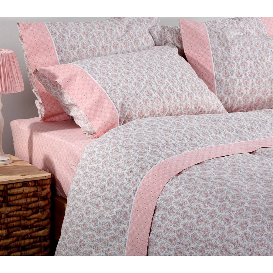 Σεντόνια διπλά Σετ moby pink Nef Nef 200x260 Σεντόνια διπλά Σετ moby pink Nef Nef 200x260