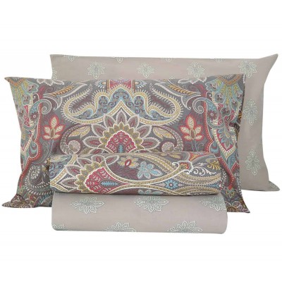Σεντόνια διπλά Σετ riali beige Nef Nef 200x260