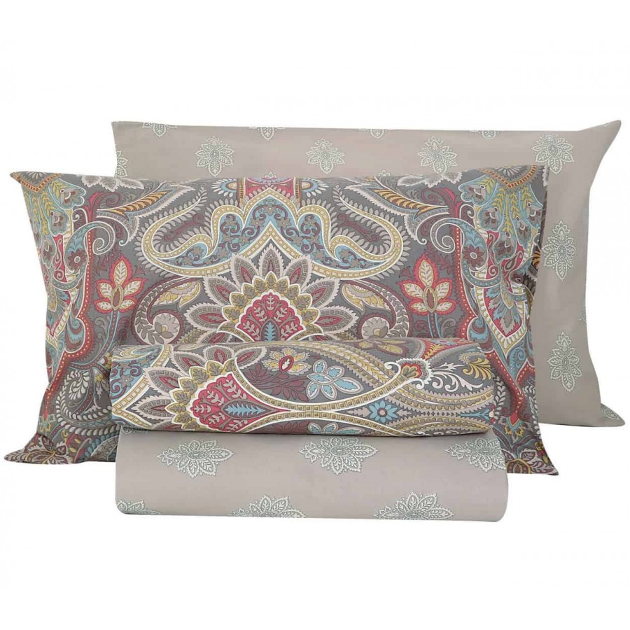 Σεντόνια διπλά Σετ riali beige Nef Nef 200x260