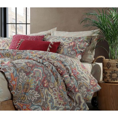 Σεντόνια διπλά Σετ riali beige Nef Nef 200x260