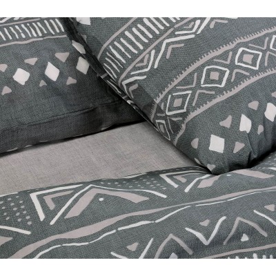 Σεντόνια king size Σετ simba anthracite Nef Nef 180x200+32 Με λάστιχο