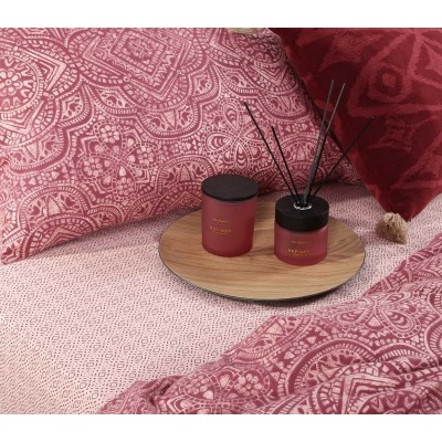 Σεντόνια μονά φανελένια Σετ henna winter bordo Nef Nef 160x260
