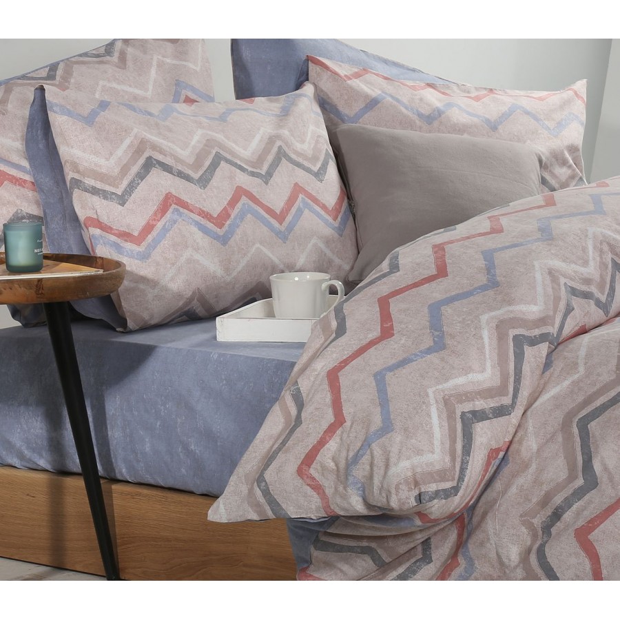 Σεντόνια Μονά Σετ Vinkel Denim 170x260