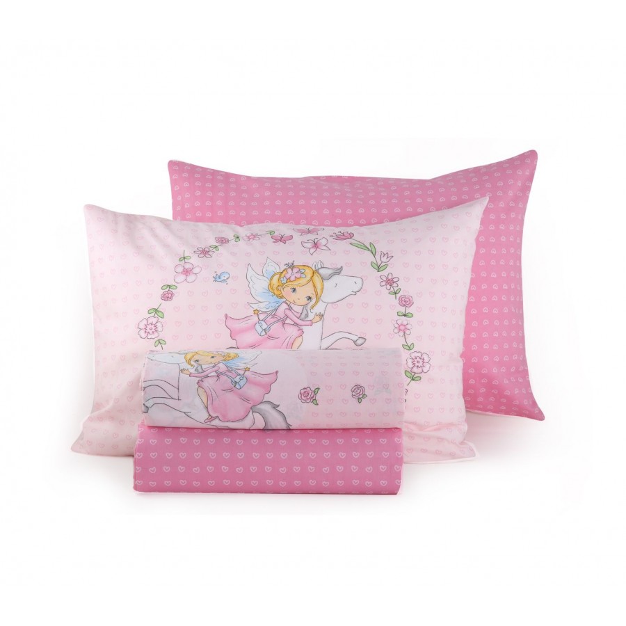 Σετ Παιδικά Σεντόνια Μονά I Love My Unicorn Nef-Nef 160x260 Σετ Παιδικά Σεντόνια Μονά I Love My Unicorn Nef-Nef 160x260