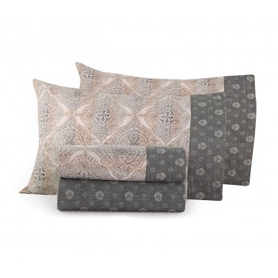 Σετ Σεντόνια Διπλά Ava Grey Nef-Nef  200x260