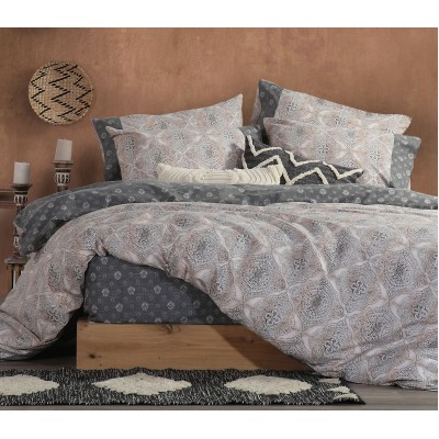Σετ Σεντόνια Διπλά Ava Grey Nef-Nef  200x260
