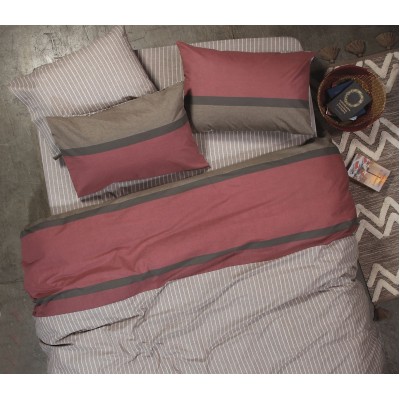 Σετ Σεντόνια Διπλά Brut Beige Nef-Nef 200x260 Σετ Σεντόνια Διπλά Brut Beige Nef-Nef 200x260