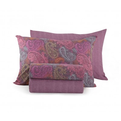 Σετ Σεντόνια Διπλά Ledicia Purple Nef-Nef  200x260