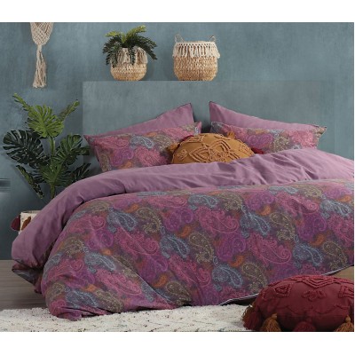 Σετ Σεντόνια Διπλά Ledicia Purple Nef-Nef  200x260