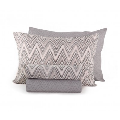 Σετ Σεντόνια Διπλά Mozaik Beige Nef-Nef  200x260