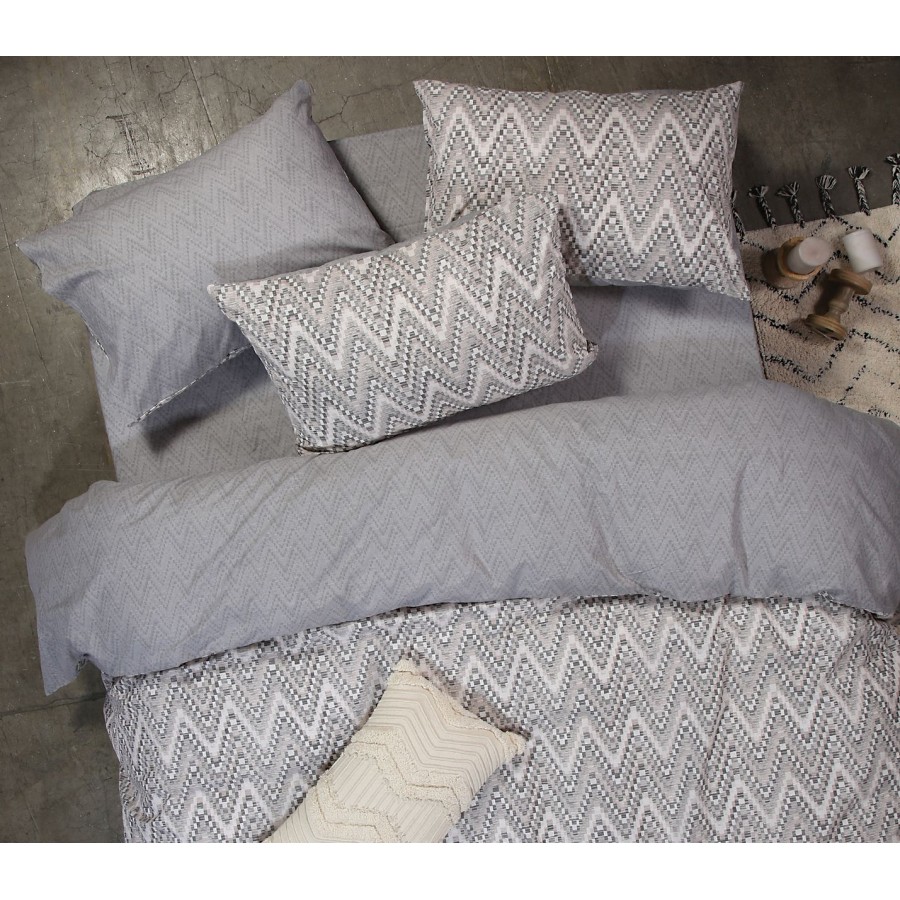 Σετ Σεντόνια Διπλά Mozaik Beige Nef-Nef  200x260
