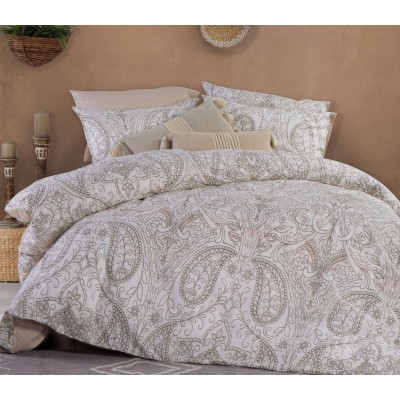 Σετ Σεντόνια Διπλά Victoria Beige Nef-Nef 200Χ260