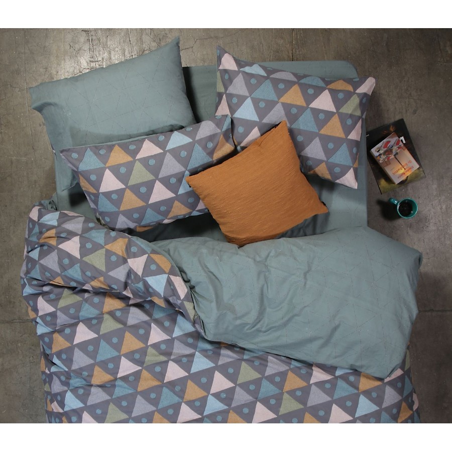 Σετ Σεντόνια King Size Kolmio Petrol Nef-Nef King Size 180X200+32