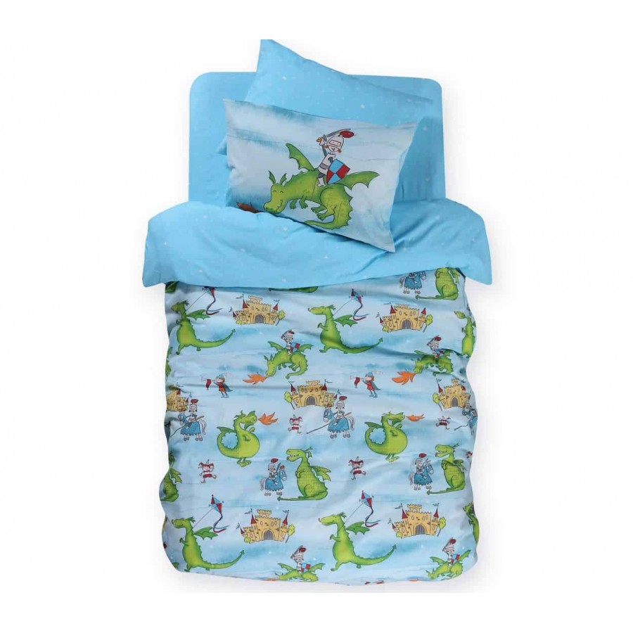 Σετ Σεντόνια παιδικά μονά knights dragons Nef Nef Nef Nef 160x260 Σετ Σεντόνια παιδικά μονά knights dragons Nef Nef Nef Nef 160x260