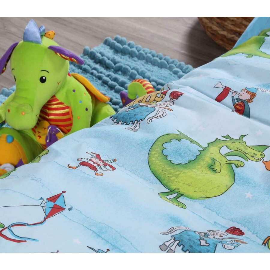 Σετ Σεντόνια παιδικά μονά knights dragons Nef Nef Nef Nef 160x260 Σετ Σεντόνια παιδικά μονά knights dragons Nef Nef Nef Nef 160x260