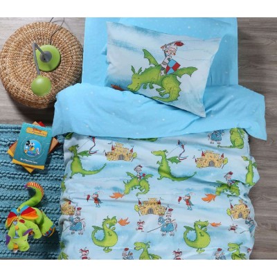 Σετ Σεντόνια παιδικά μονά knights dragons Nef Nef Nef Nef 160x260 Σετ Σεντόνια παιδικά μονά knights dragons Nef Nef Nef Nef 160x260