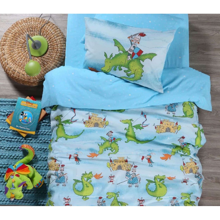 Σετ Σεντόνια παιδικά μονά knights dragons Nef Nef Nef Nef 160x260 Σετ Σεντόνια παιδικά μονά knights dragons Nef Nef Nef Nef 160x260