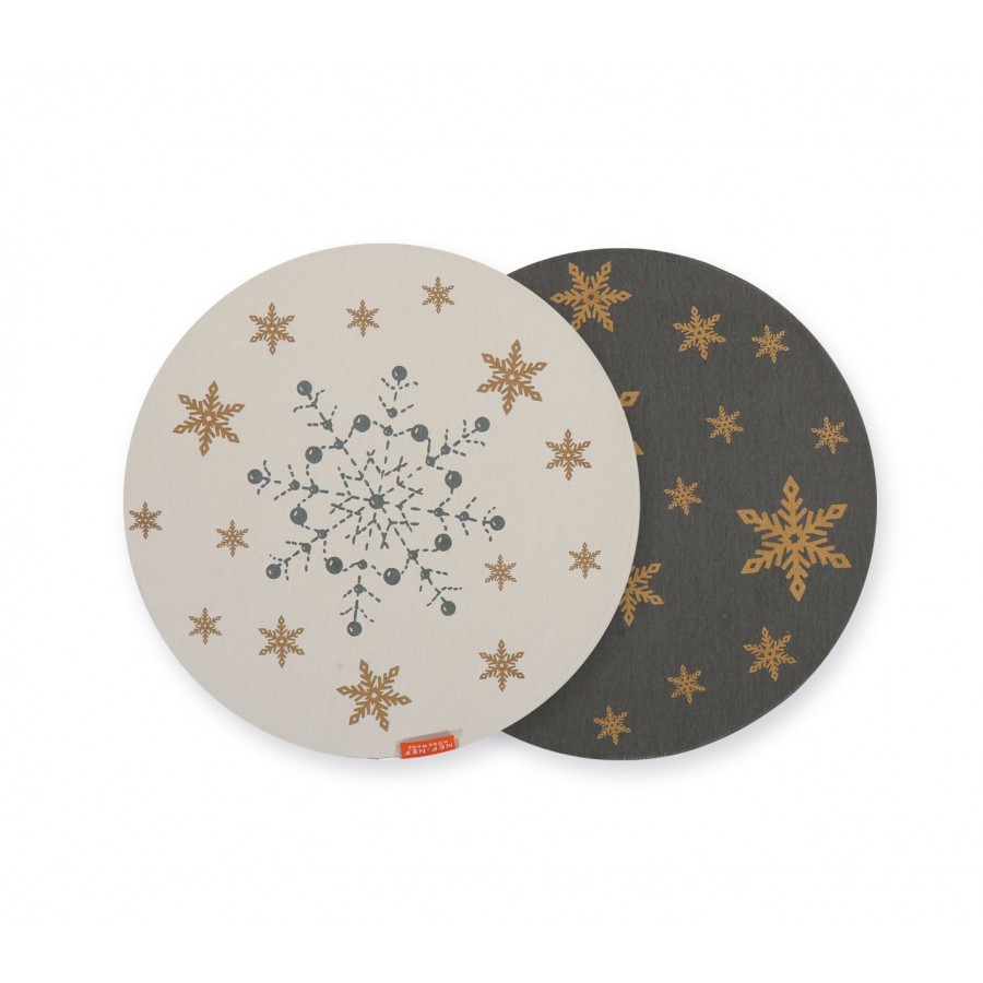 Σουπλά Golden Snowflakes  Nef-Nef  D.38cm