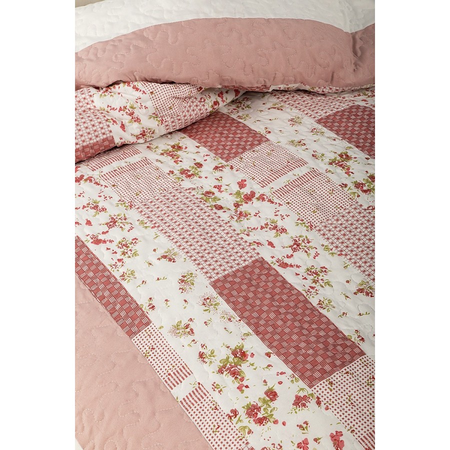 Κουβερλί Υπέρδιπλο Pink Paradise Nima 220X240