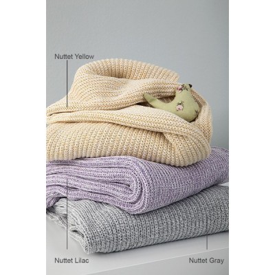 Κουβέρτα Nuttet Lilac Nima Αγκαλιάς 75X110 Κουβέρτα Nuttet Lilac Nima Αγκαλιάς 75X110