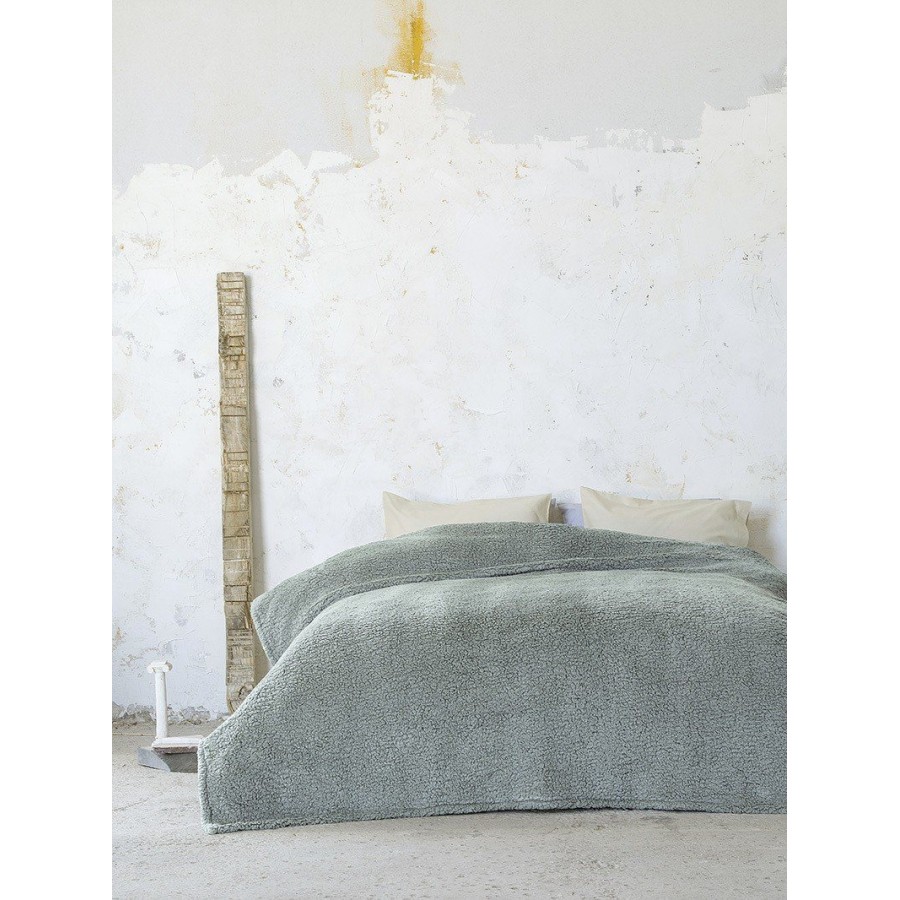 Κουβέρτα Υπέρδιπλη Manta Dark Mint Nima 220X240