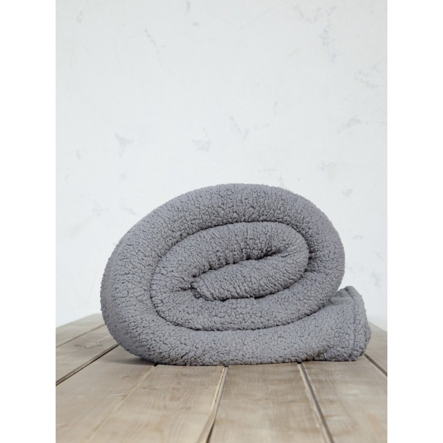 Κουβέρτα Υπέρδιπλη Manta Gray Nima 220X240