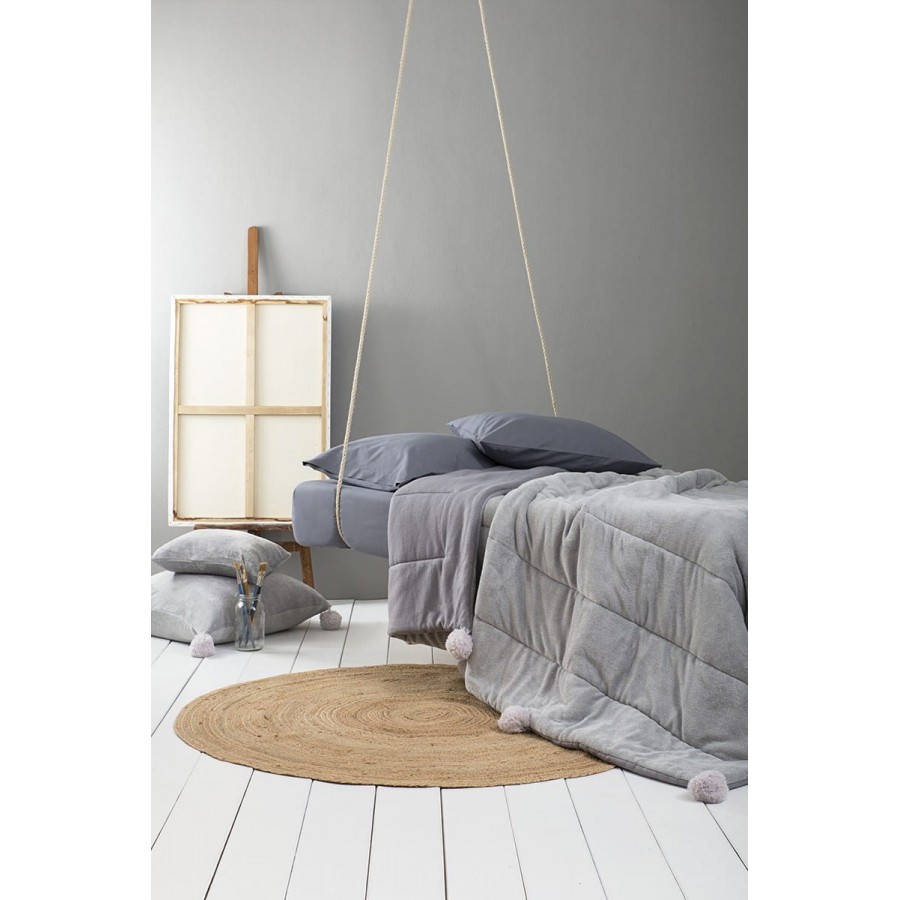 Κουβερτοπάπλωμα Μονό Agile Γκρι Nima 150x220 Κουβερτοπάπλωμα Μονό Agile Γκρι Nima 150x220