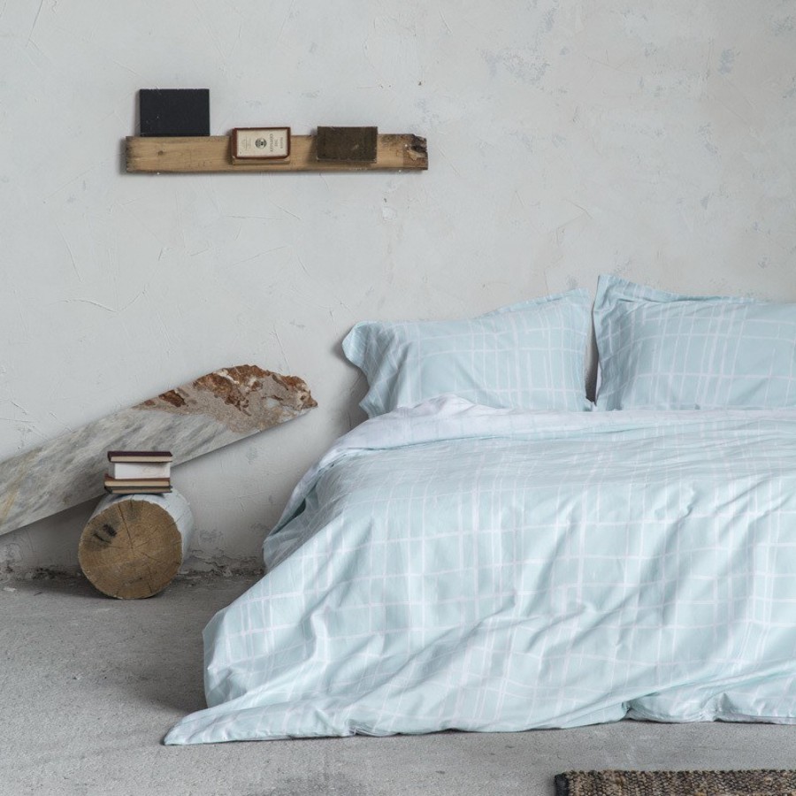 Μαξιλαροθήκες Oxford Devious Mint Nima 52X72+5 Μαξιλαροθήκες Oxford Devious Mint Nima 52X72+5