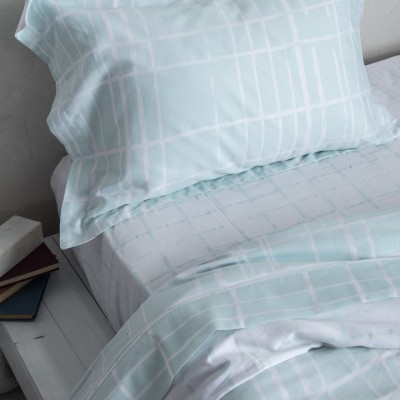 Μαξιλαροθήκες Oxford Devious Mint Nima 52X72+5 Μαξιλαροθήκες Oxford Devious Mint Nima 52X72+5