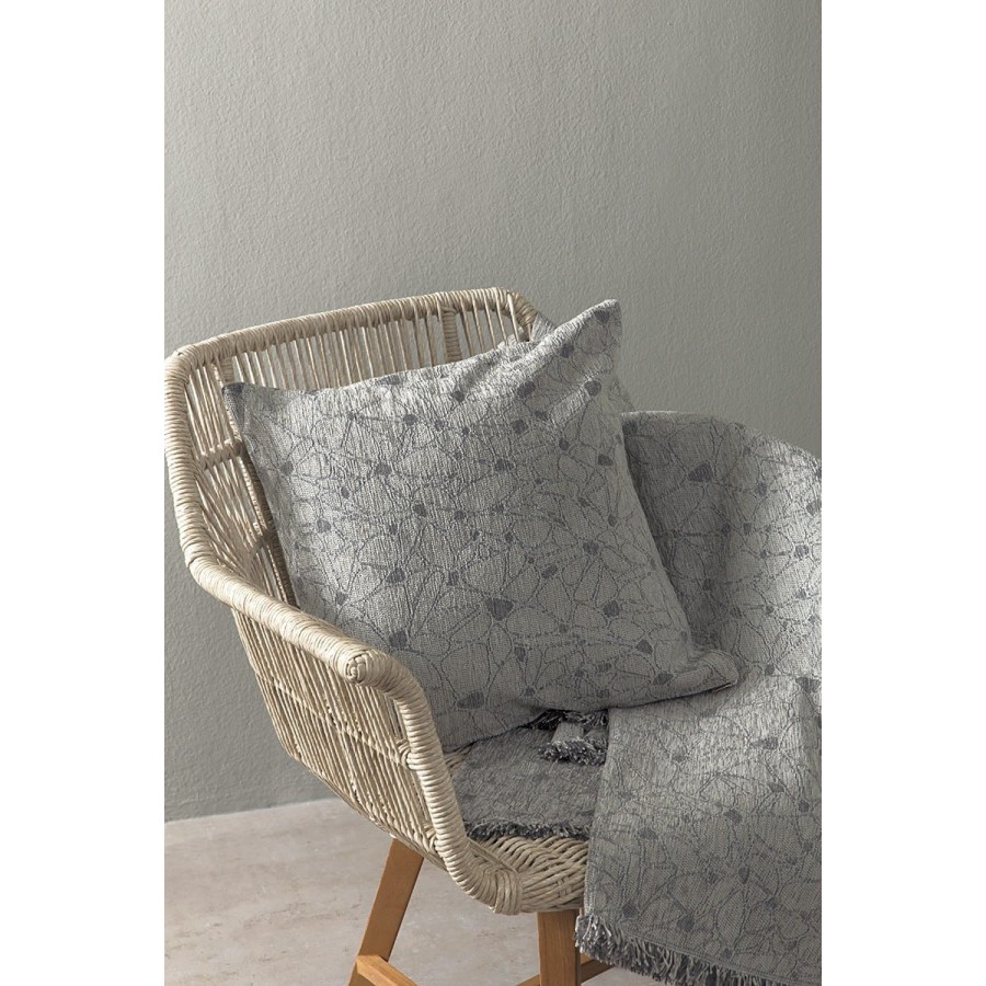 Ριχτάρι Διθέσιου Fleur Γκρι Nima 180x240