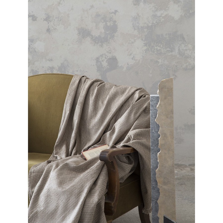 Ριχτάρι Πολυθρόνας Blend Taupe Nima 180X180 Ριχτάρι Πολυθρόνας Blend Taupe Nima 180X180