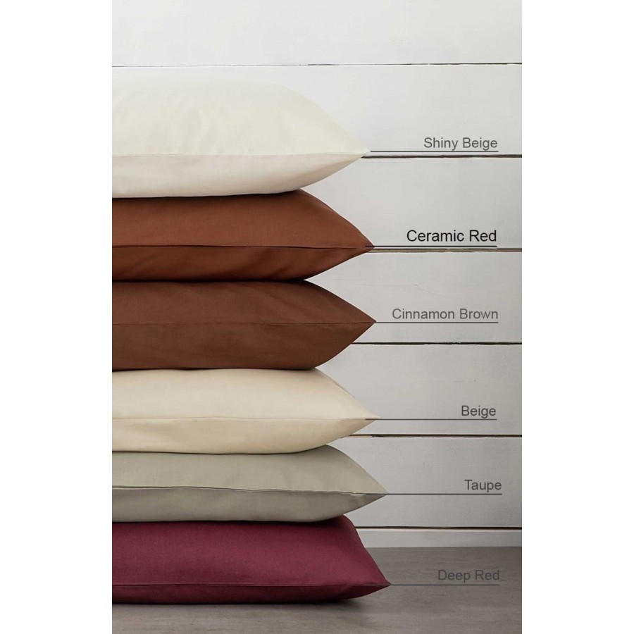 Σεντόνι Μονό Ceramic Κόκκινο Nima 160x260 Unicolors