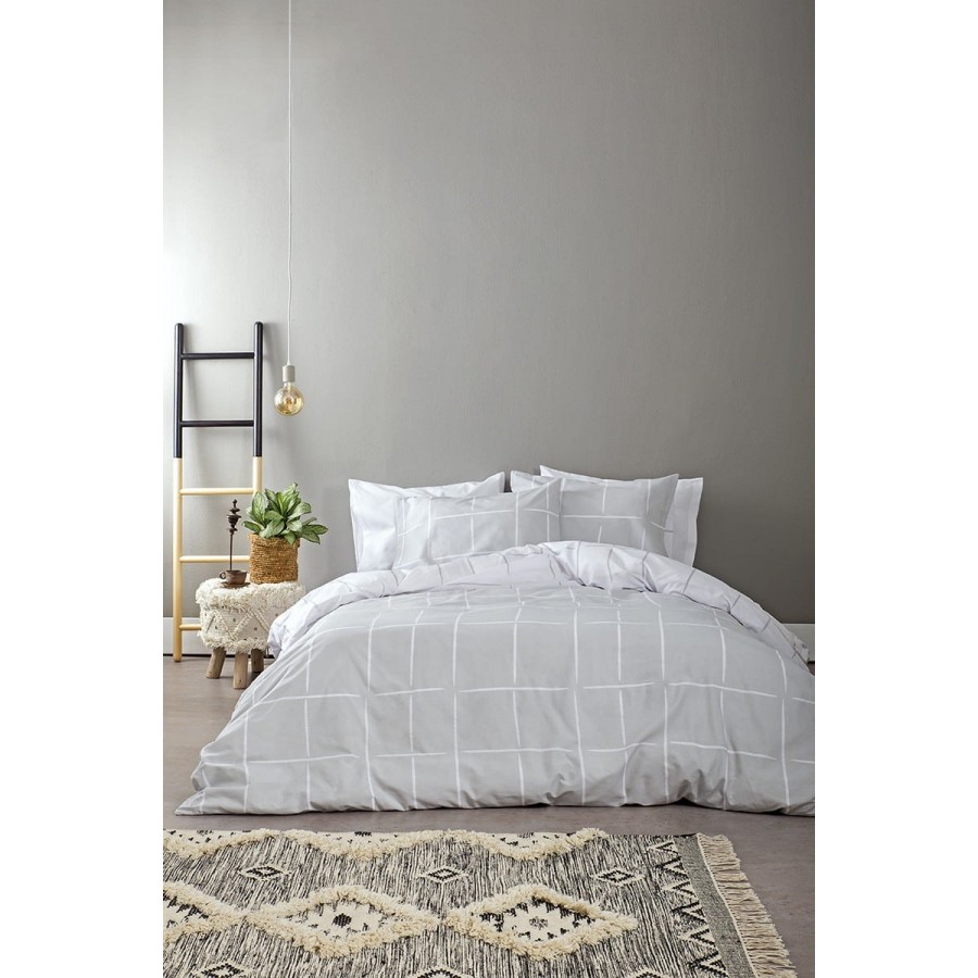 Σεντόνια King Size Σετ Infinity Γκρι Nima 270x280 Σεντόνια King Size Σετ Infinity Γκρι Nima 270x280