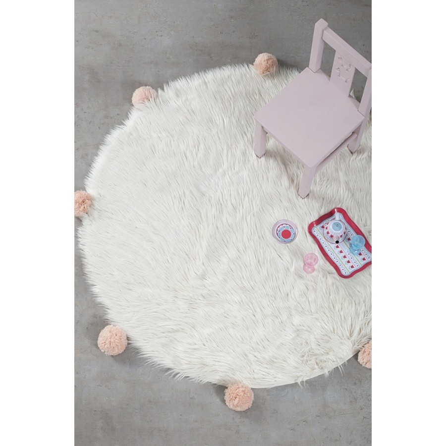 Στρογγυλό Χαλί Γούνινο Fluffy Ταμπά Nima Φ 120 Στρογγυλό Χαλί Γούνινο Fluffy Ταμπά Nima Φ 120