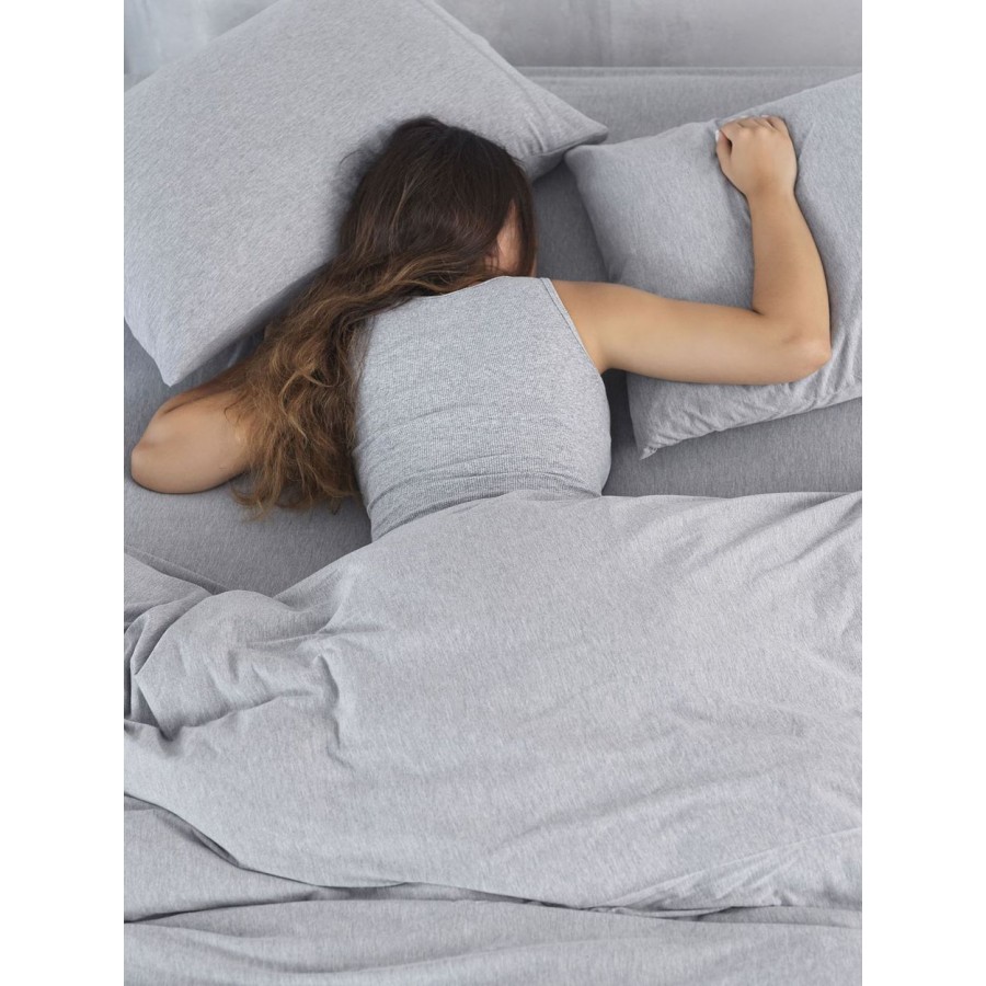 Σεντόνι Με Λάστιχο Cocoon Grey Palamaiki 160X200+25