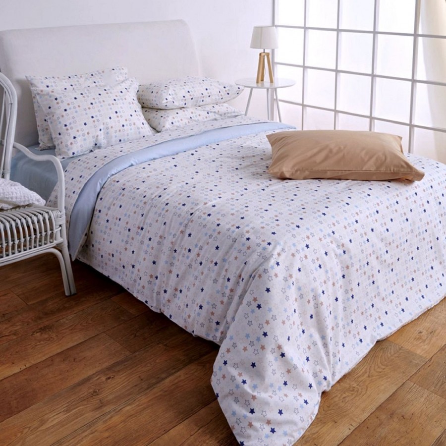 Κουβερλί Μόνο 170Χ240 Sky Stars Blue