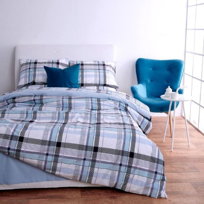 Κουβερλί Υπέρδιπλο 225Χ240 Geometric Aqua