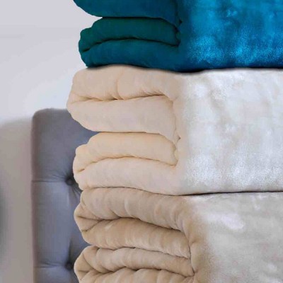 Κουβέρτα Velour 220X240 Χρώμα Tyrol Ivory