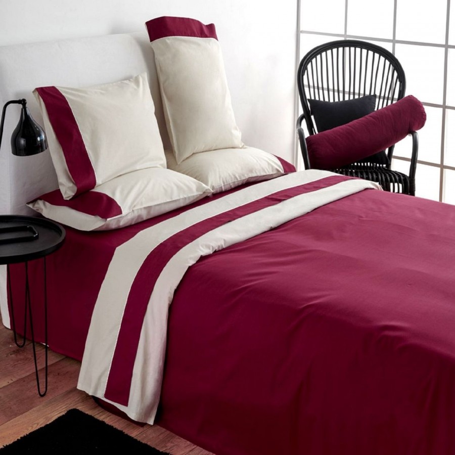 Παπλωματοθήκη Μονή Simi Maroon 170X240