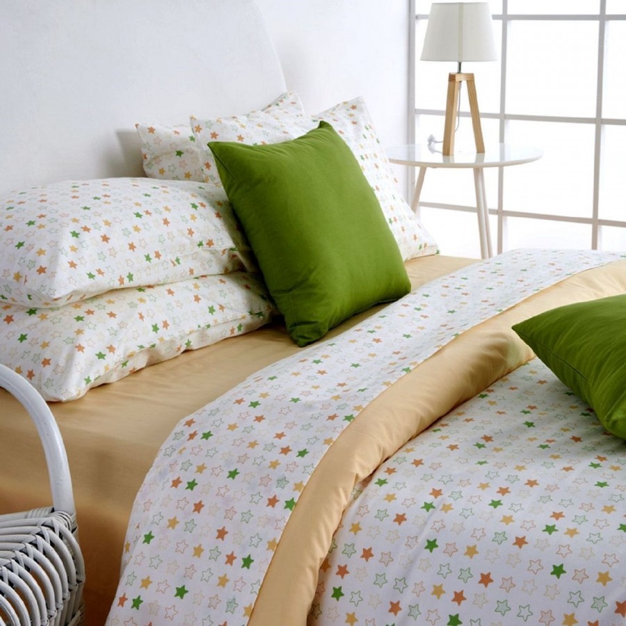 Σετ Μαξιλαροθήκες 50Χ70 Sky Stars Salmon