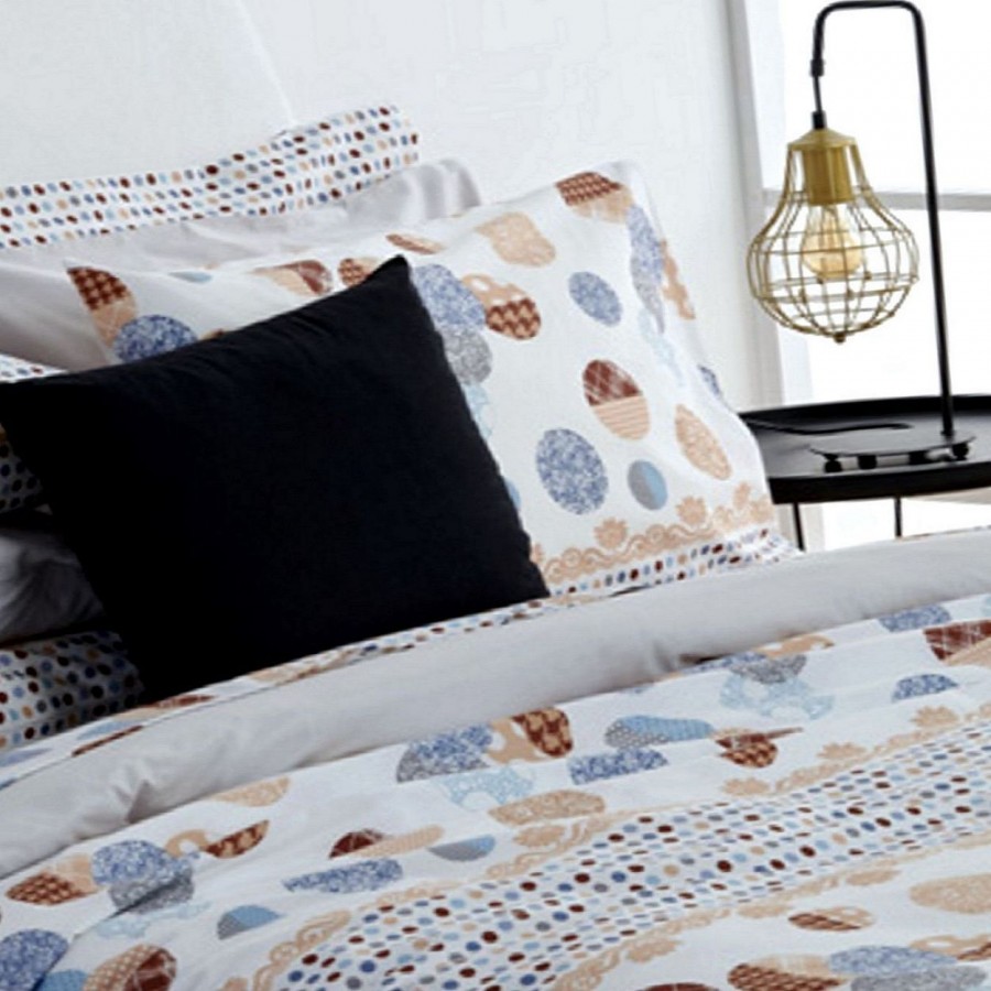 Σετ Σεντόνια Υπέρδιπλα 240x265 Dots Grey Σετ Σεντόνια Υπέρδιπλα 240x265 Dots Grey