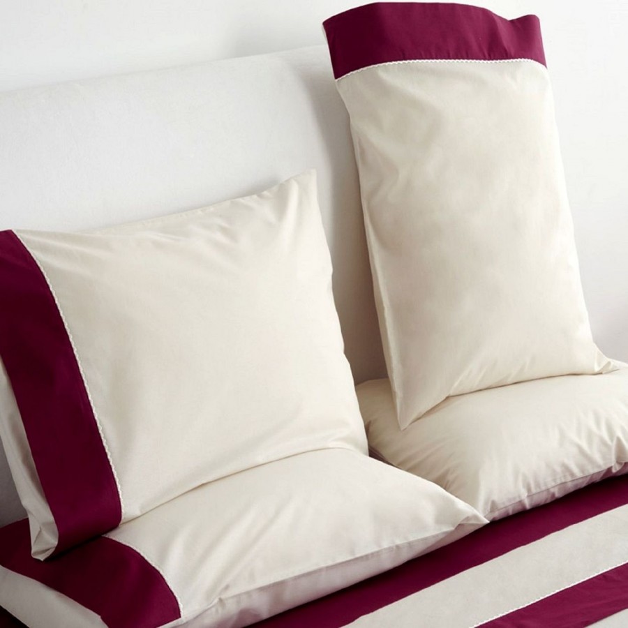 Σετ Σεντόνια Υπέρδιπλα Με Φάσα Simi Maroon 240X265