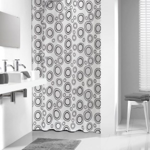 Κουρτίνα Μπάνιου Πλαστική 180X200 Circolo Grey Sealskin