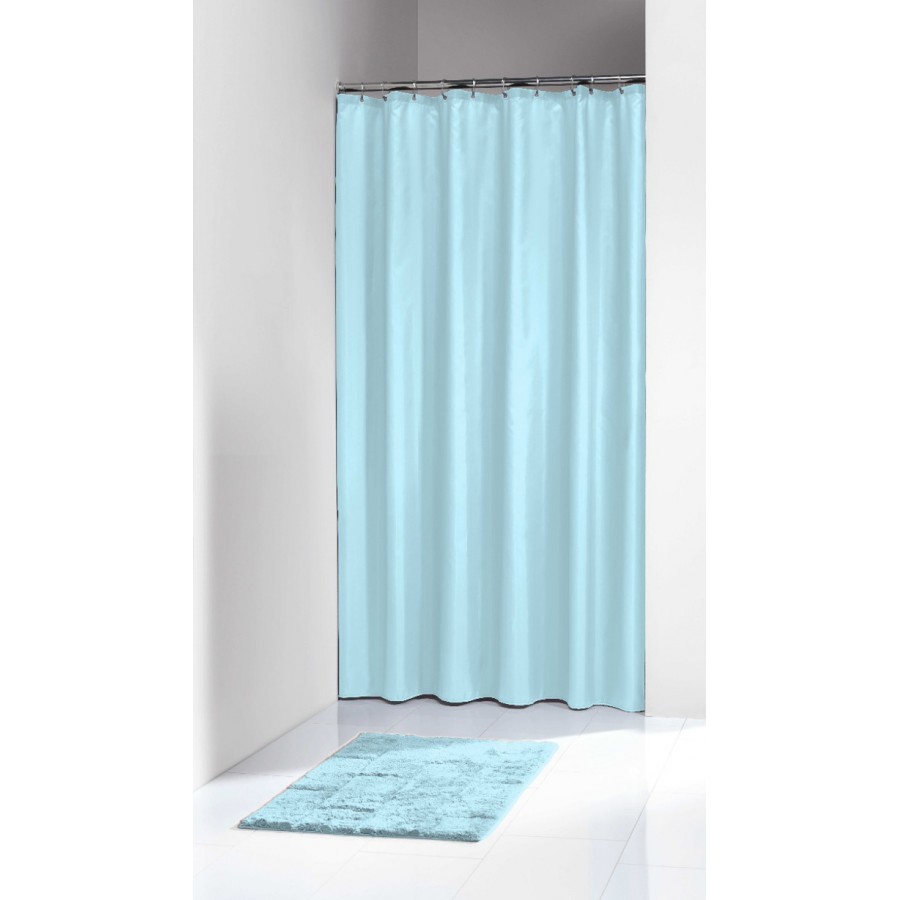 Κουρτίνα Μπάνιου Πλαστική 180X200 Opaque Pastel Blue Sealskin Κουρτίνα Μπάνιου Πλαστική 180X200 Opaque Pastel Blue Sealskin