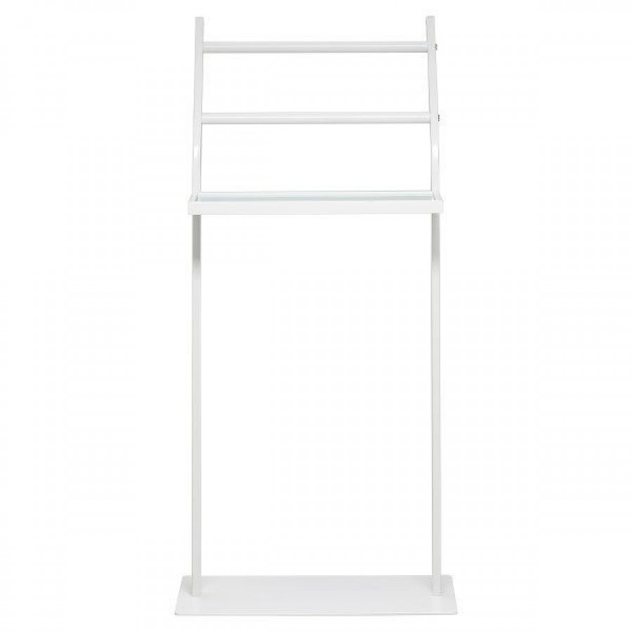 Σταντ Μπάνιου Ραφιέρα Με Πετσετοκρεμάστρες Sealskin Modern White Σταντ Μπάνιου Ραφιέρα Με Πετσετοκρεμάστρες Sealskin Modern White